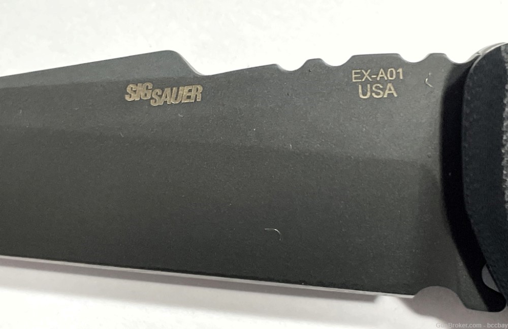 Sig Sauer Hogue EX-A01 3.5" Sig Tactical Auto Folder Tanto Grey Black G-10-img-9
