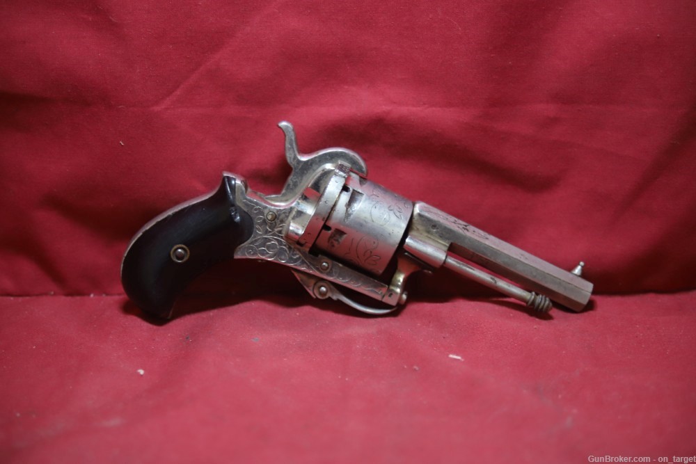 Belgian Model 1878 American "Guardian" 6-Shot 3" 7mm Pinfire-img-1