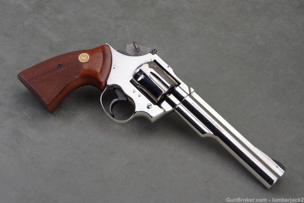 1976 Colt Trooper MK III 357 Magnum 6'' Nickel with Original Box-img-33
