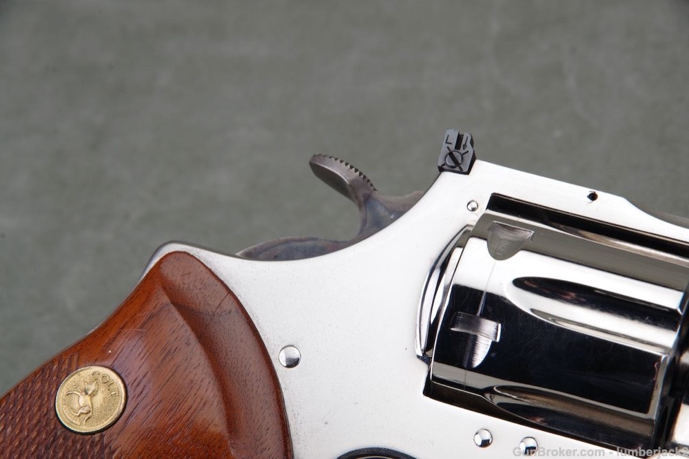 1976 Colt Trooper MK III 357 Magnum 6'' Nickel with Original Box-img-15