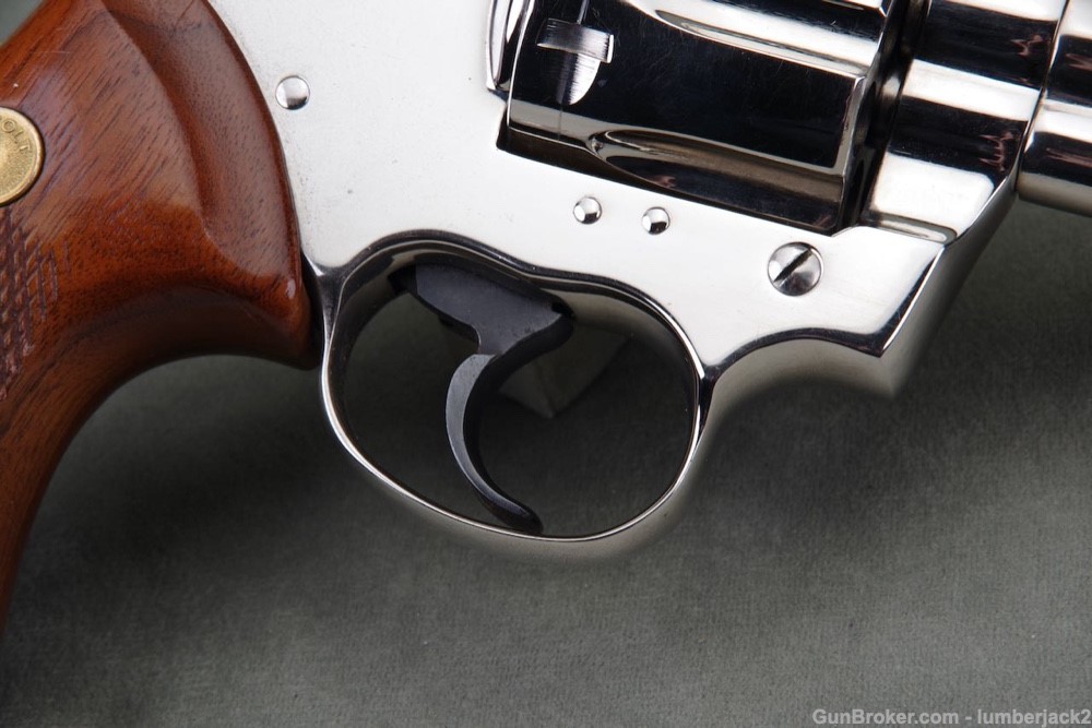 1976 Colt Trooper MK III 357 Magnum 6'' Nickel with Original Box-img-16