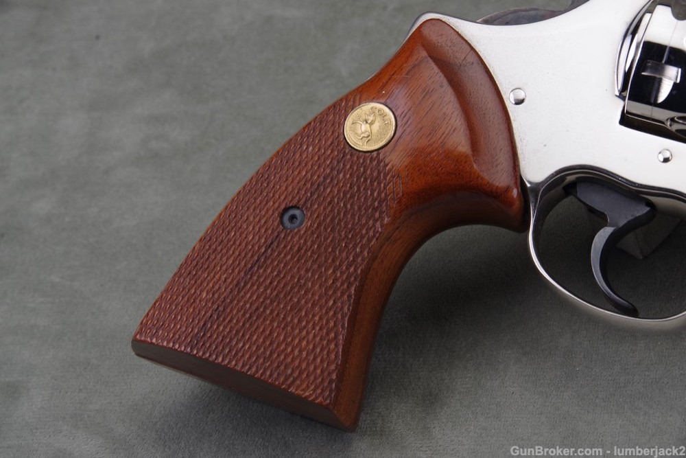 1976 Colt Trooper MK III 357 Magnum 6'' Nickel with Original Box-img-17
