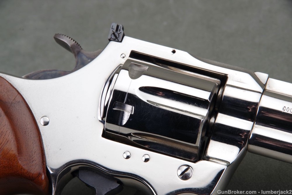 1976 Colt Trooper MK III 357 Magnum 6'' Nickel with Original Box-img-14