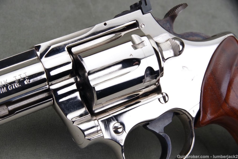 1976 Colt Trooper MK III 357 Magnum 6'' Nickel with Original Box-img-8