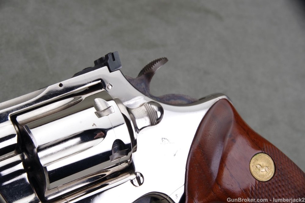 1976 Colt Trooper MK III 357 Magnum 6'' Nickel with Original Box-img-9