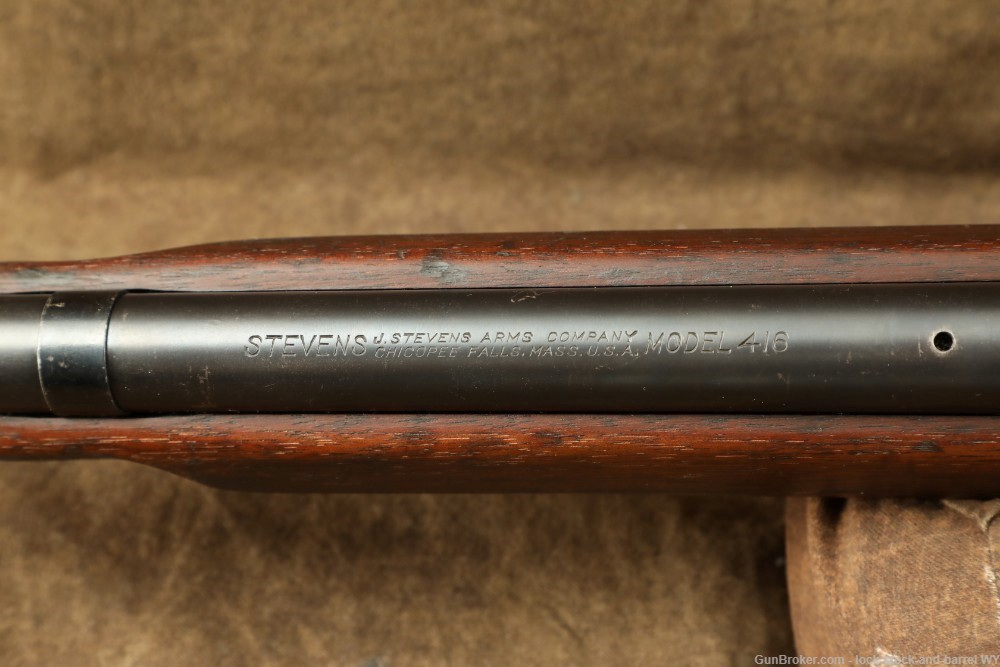 1937-1949 Stevens Model 416 26” .22LR Bolt Action Rifle C&R-img-29
