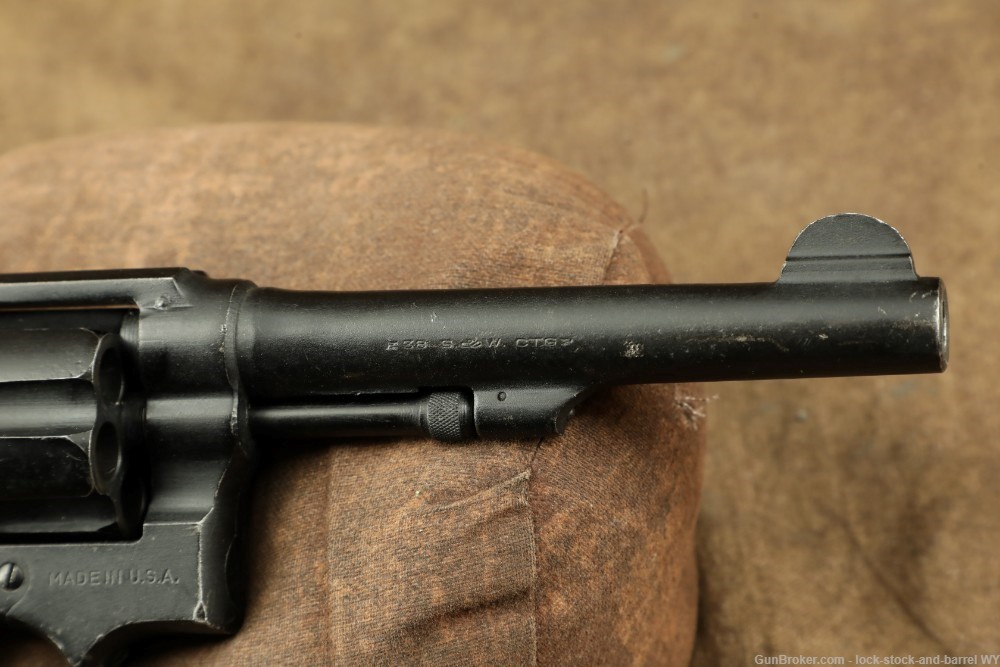 Smith & Wesson Victory Model .38 Spl 5” WWII Revolver 1942-1945 C&R 5 Screw-img-21