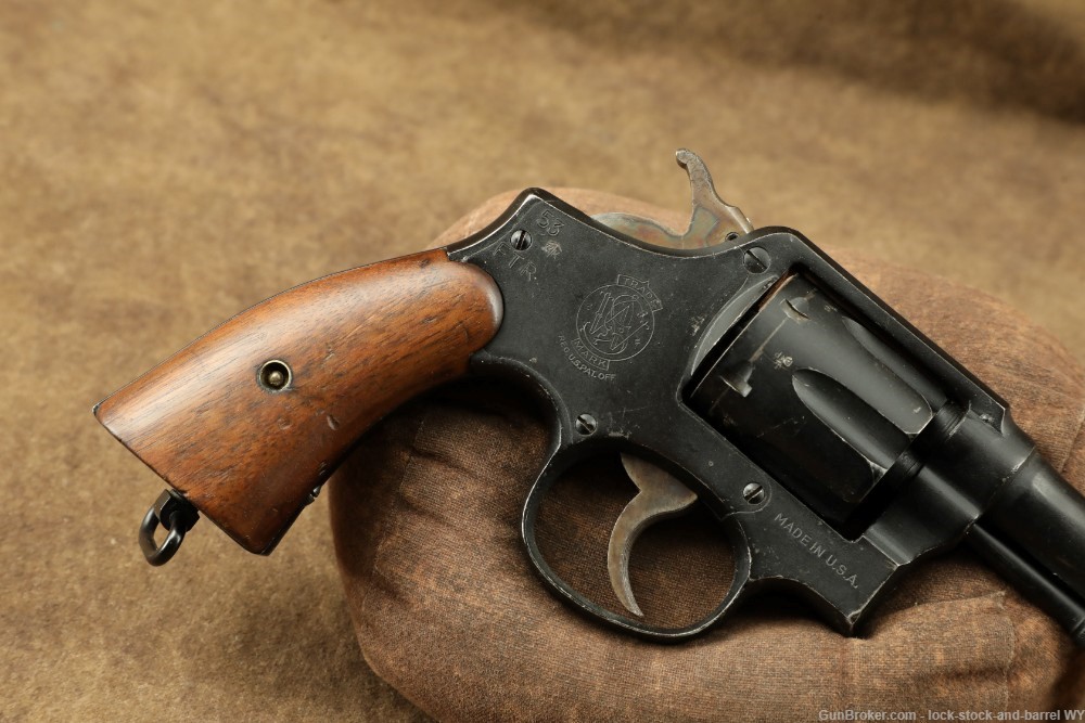 Smith & Wesson Victory Model .38 Spl 5” WWII Revolver 1942-1945 C&R 5 Screw-img-2