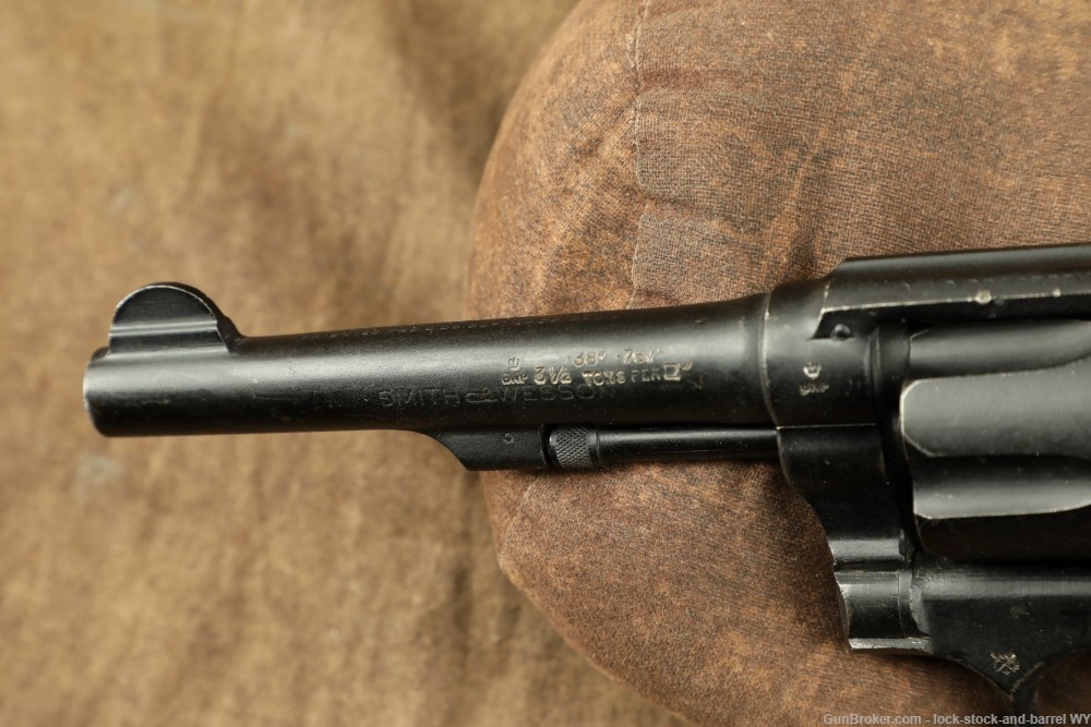 Smith & Wesson Victory Model .38 Spl 5” WWII Revolver 1942-1945 C&R 5 Screw-img-24