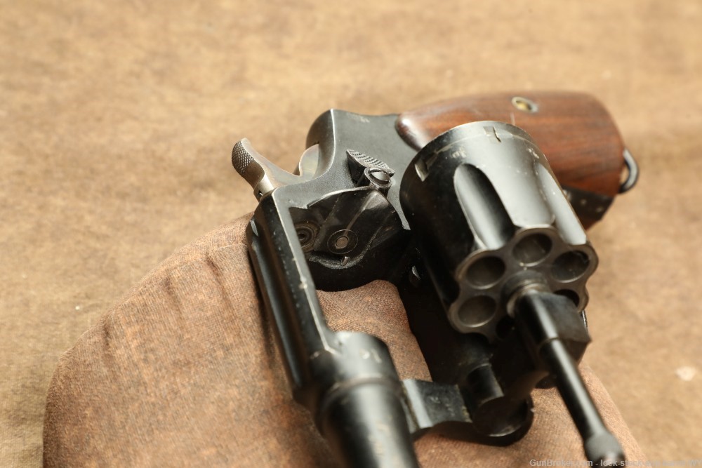 Smith & Wesson Victory Model .38 Spl 5” WWII Revolver 1942-1945 C&R 5 Screw-img-17