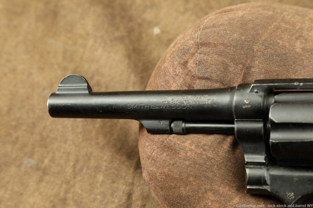 Smith & Wesson Victory Model .38 Spl 5” WWII Revolver 1942-1945 C&R 5 Screw-img-23