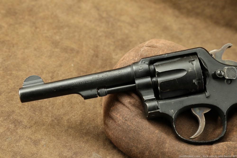 Smith & Wesson Victory Model .38 Spl 5” WWII Revolver 1942-1945 C&R 5 Screw-img-5