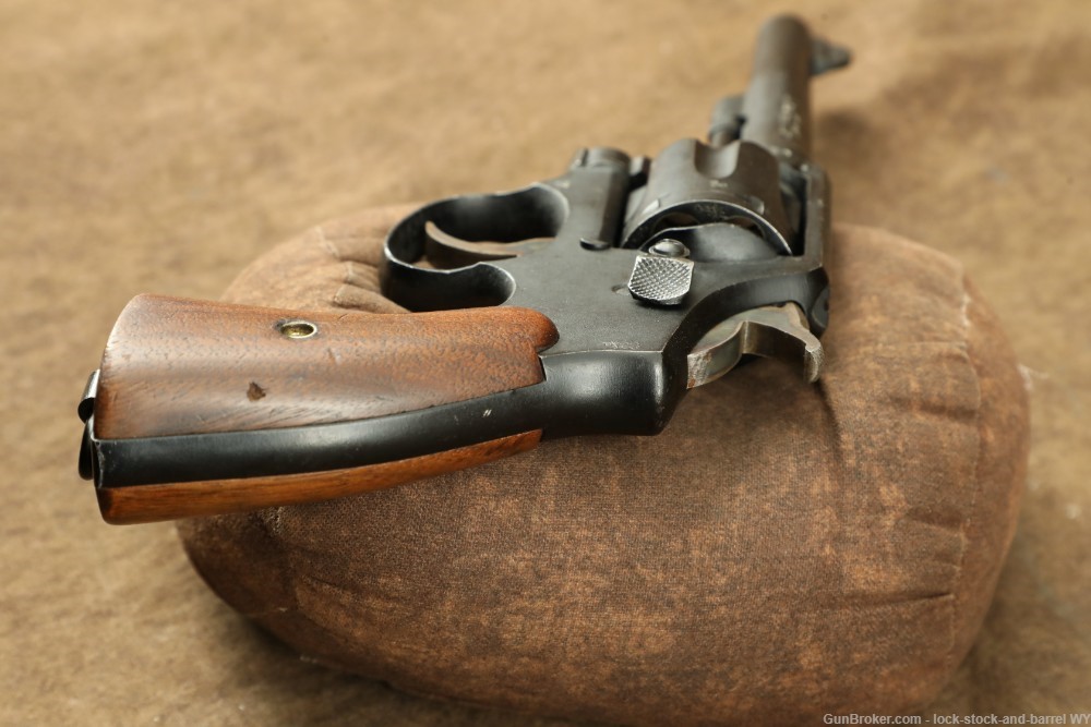Smith & Wesson Victory Model .38 Spl 5” WWII Revolver 1942-1945 C&R 5 Screw-img-11
