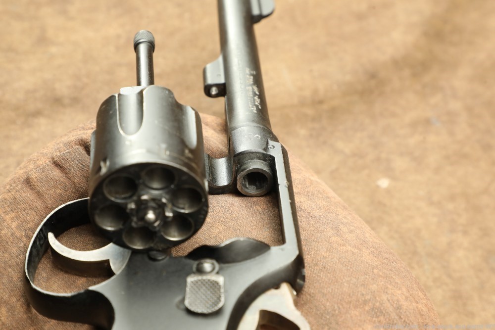 Smith & Wesson Victory Model .38 Spl 5” WWII Revolver 1942-1945 C&R 5 Screw-img-15