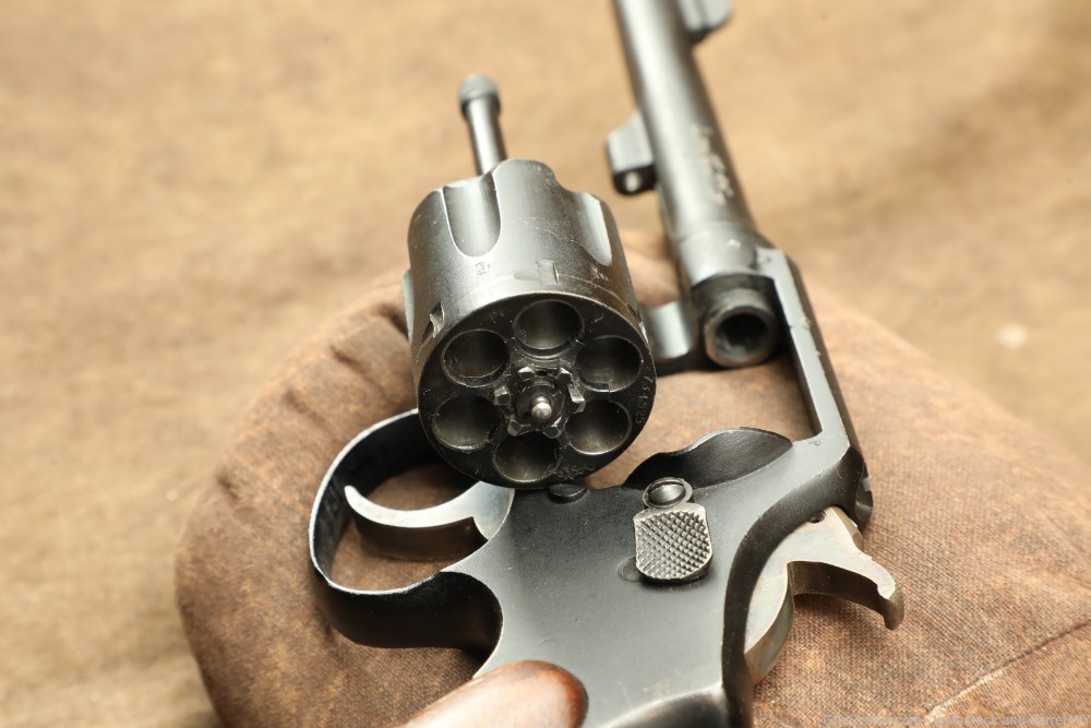 Smith & Wesson Victory Model .38 Spl 5” WWII Revolver 1942-1945 C&R 5 Screw-img-14