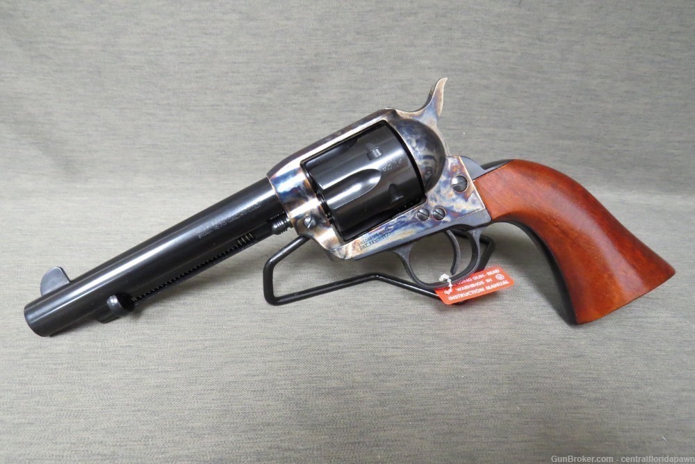 Taylor's Uberti Gunfighter .45 LC SA Revolver 550858DE 5.5" 45 Tuned-img-1