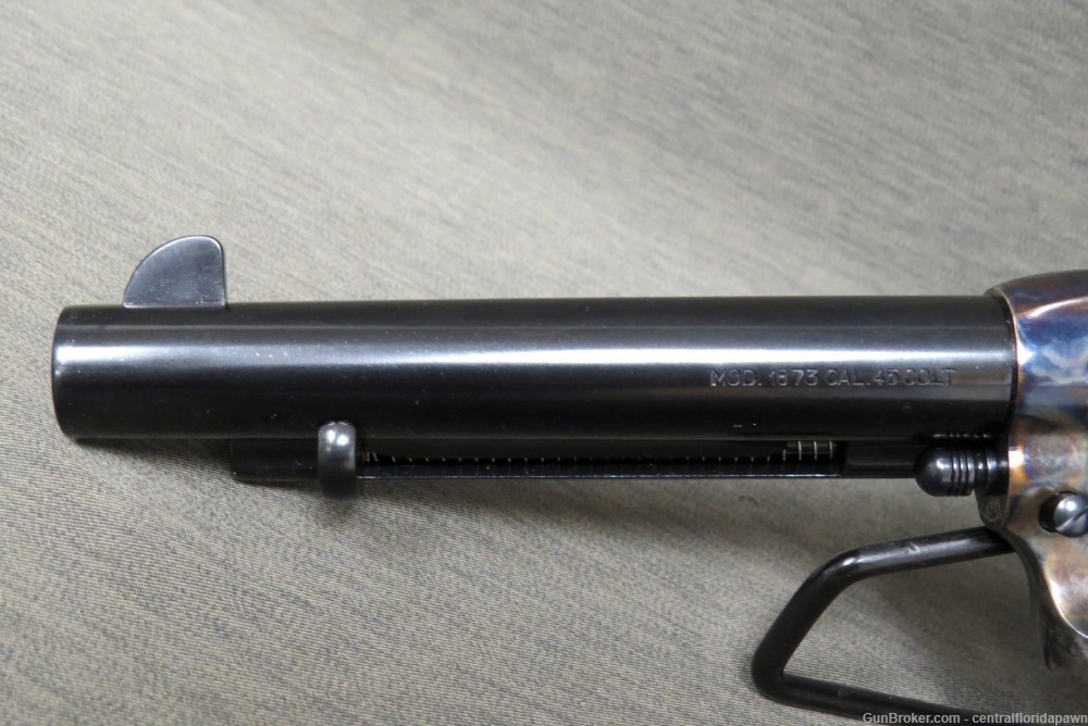 Taylor's Uberti Gunfighter .45 LC SA Revolver 550858DE 5.5" 45 Tuned-img-3