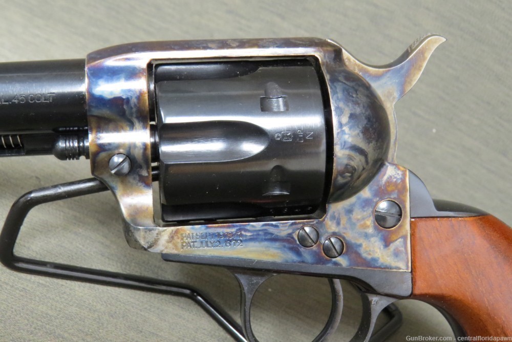 Taylor's Uberti Gunfighter .45 LC SA Revolver 550858DE 5.5" 45 Tuned-img-2