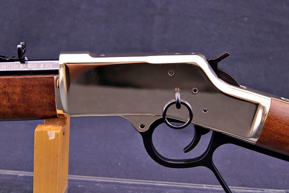NEW IN BOX HENRY BIG BOY MARE'S LEG .357 MAGNUM POLISHED BRASS H006GMML-img-10