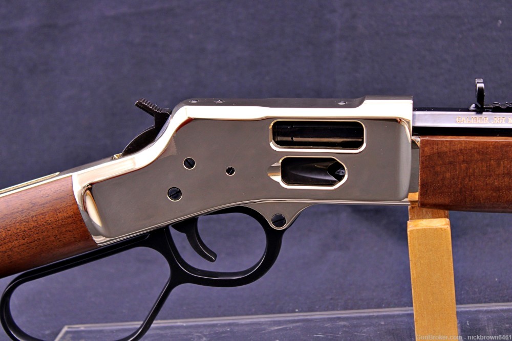 NEW IN BOX HENRY BIG BOY MARE'S LEG .357 MAGNUM POLISHED BRASS H006GMML-img-15