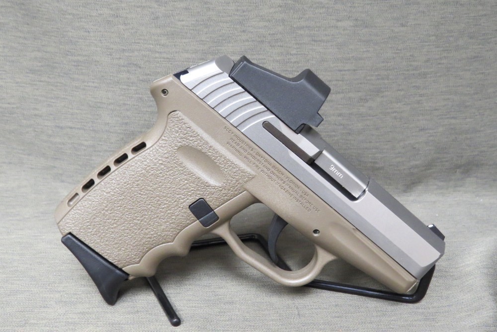 Sccy CPX-2TTDERD 9mm Pistol CPX-2 FDE Tan CT Red Dot-img-3