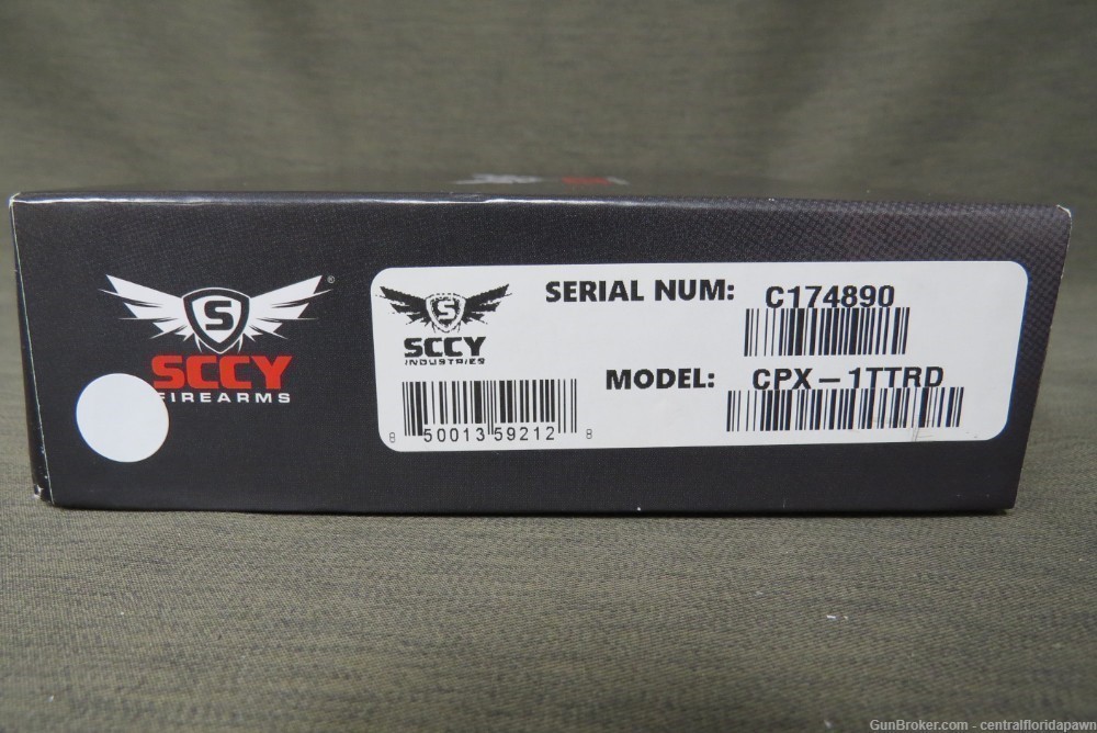 Sccy CPX-1TTRD 9mm Pistol CPX-2 Black STS CT Red Dot-img-6