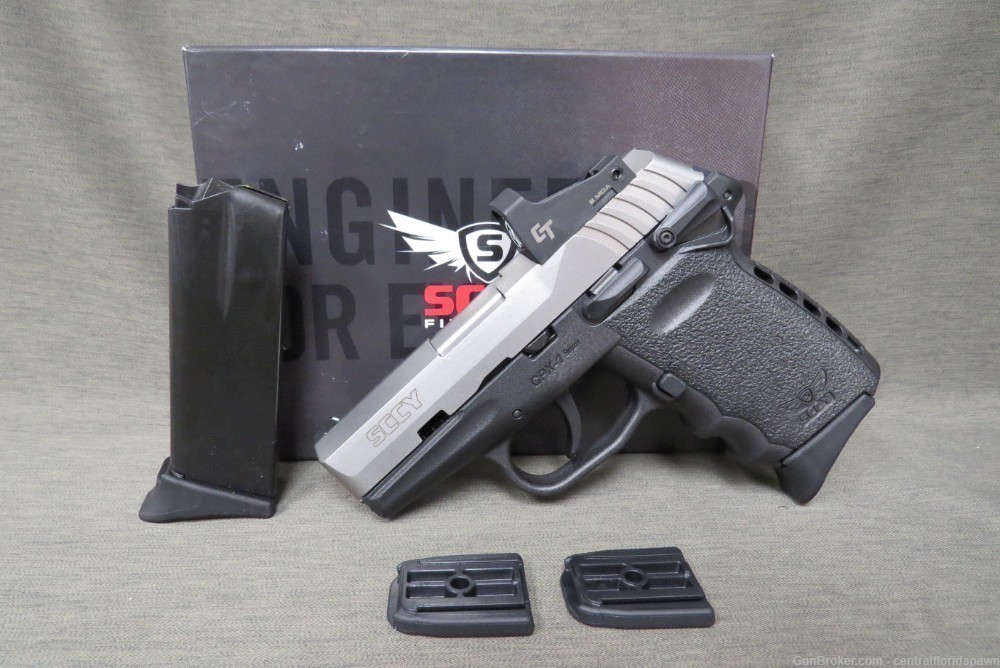 Sccy CPX-1TTRD 9mm Pistol CPX-2 Black STS CT Red Dot-img-0