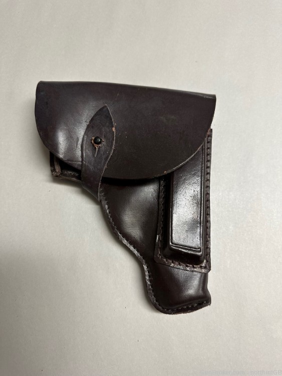 BULGARIAN MAKAROV LEATHER HOLSTER WITH CLEANING ROD. -img-0