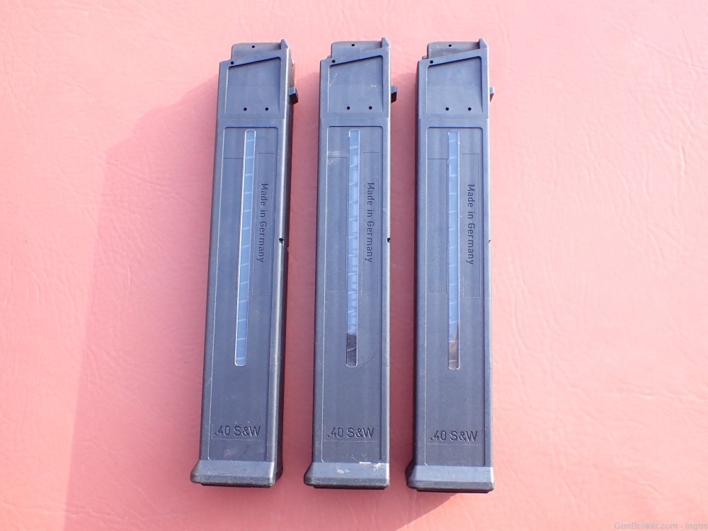 (3 TOTAL) HECKLER & KOCH UMP 40S&W FACTORY 30 ROUND MAGAZINE (LIKE NEW)-img-0