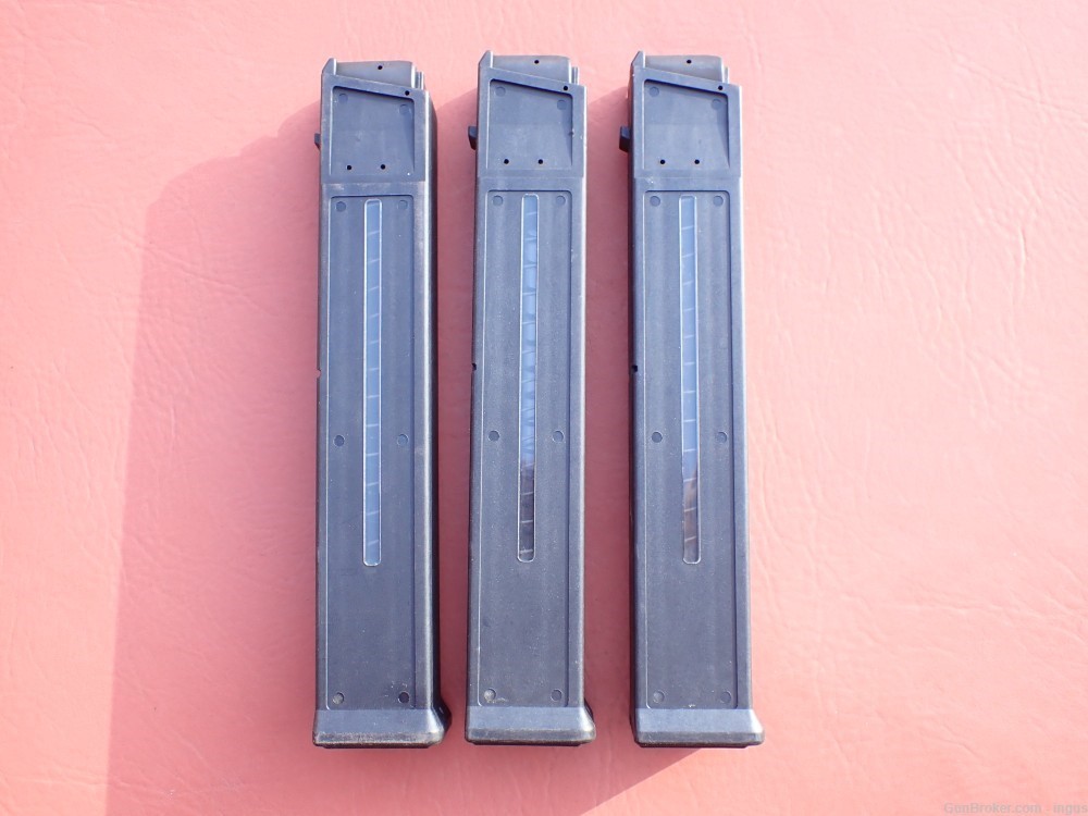 (3 TOTAL) HECKLER & KOCH UMP 40S&W FACTORY 30 ROUND MAGAZINE (LIKE NEW)-img-1