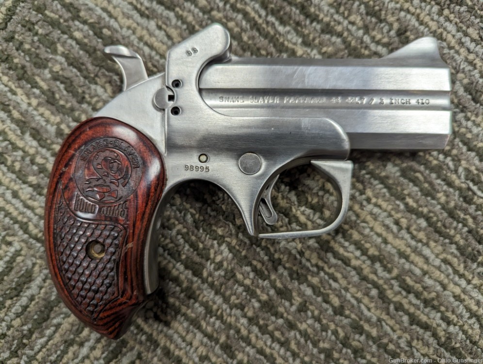 Bond Arms Snake Slayer .45 Colt / .410 3.5" Bbl w/Box Paperwork & Holster-img-1