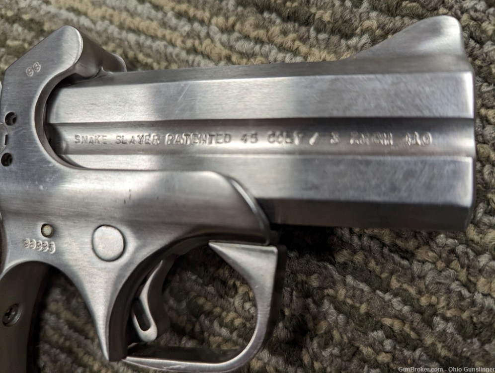 Bond Arms Snake Slayer .45 Colt / .410 3.5" Bbl w/Box Paperwork & Holster-img-4