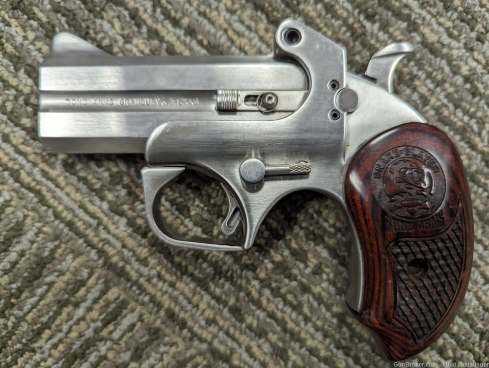 Bond Arms Snake Slayer .45 Colt / .410 3.5" Bbl w/Box Paperwork & Holster-img-2