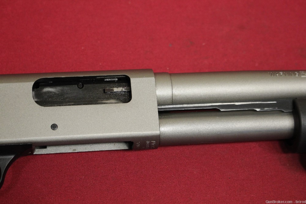 Mossberg 590 JIC Shockwave 14" Pump Shotgun W/OpSol Clip, Orange Tube- NICE-img-5
