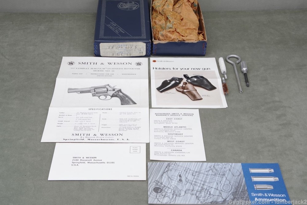 Exceptional 1975 Smith & Wesson Model 66 No Dash 357 Magnum 2 1/2'' NIB -img-5
