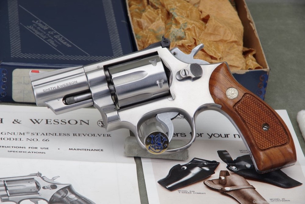 Exceptional 1975 Smith & Wesson Model 66 No Dash 357 Magnum 2 1/2'' NIB -img-0