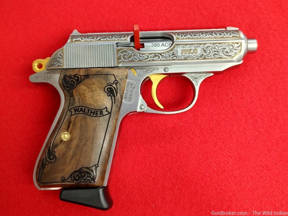 Walther Arms PPK/s 380 ACP Engraved Gold Accents -img-10