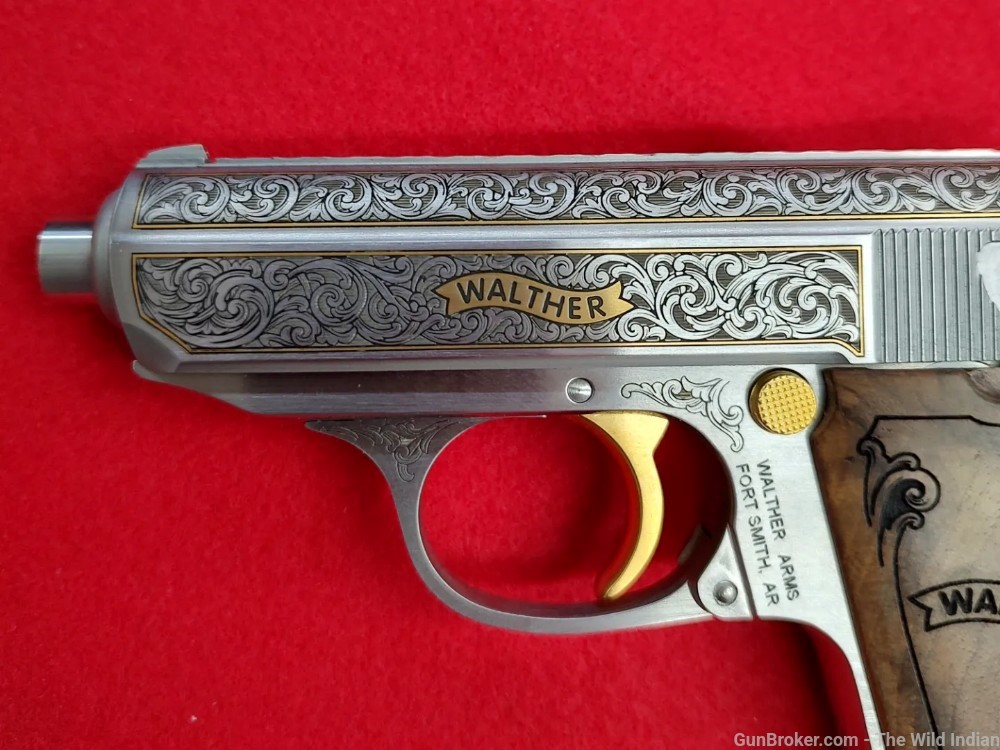 Walther Arms PPK/s 380 ACP Engraved Gold Accents -img-12