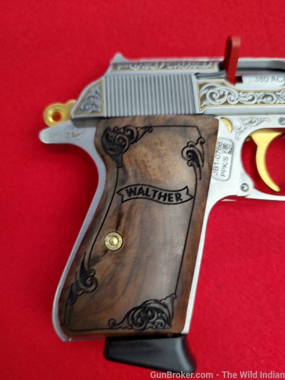 Walther Arms PPK/s 380 ACP Engraved Gold Accents -img-2