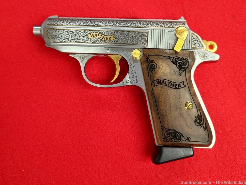 Walther Arms PPK/s 380 ACP Engraved Gold Accents -img-13
