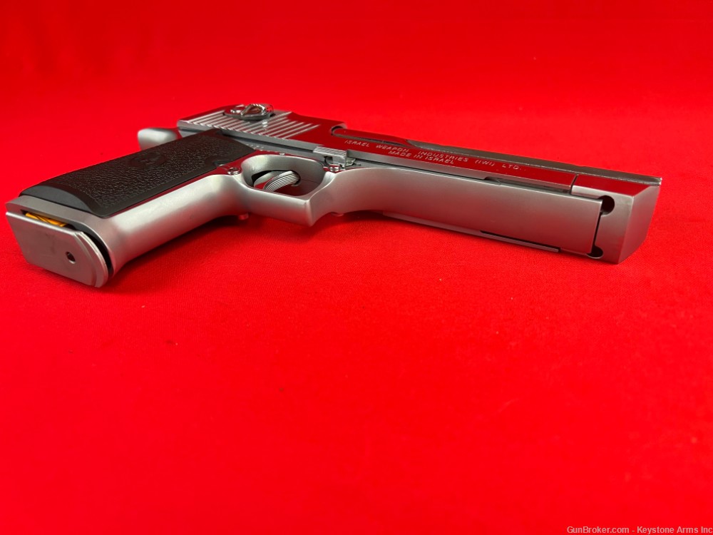 UNFIRED Chrome, IWI/Magnum Research, XIX Desert Eagle, .44 mag Semi Pistol-img-8