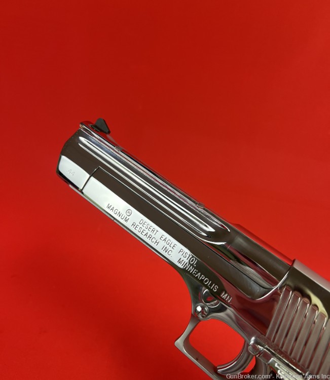 UNFIRED Chrome, IWI/Magnum Research, XIX Desert Eagle, .44 mag Semi Pistol-img-6