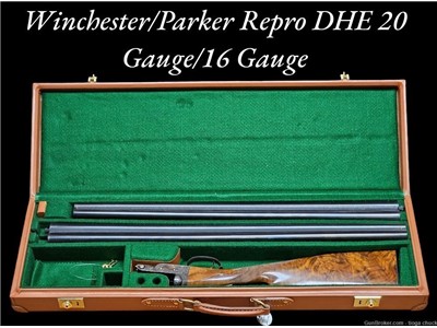 Winchester Parker Repro DHE 20 Gauge/16 Gauge w/Case "ULTRA RARE"