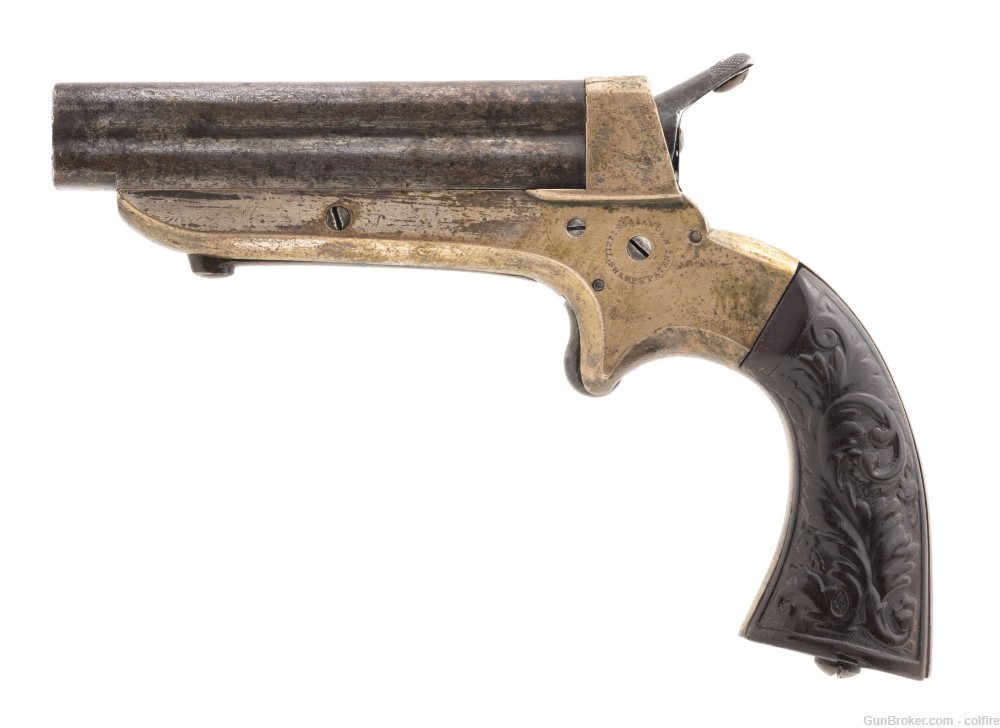 Tipping & Lawden Sharps Model 3 “Roman Nose” Derringer (AH6857)-img-1