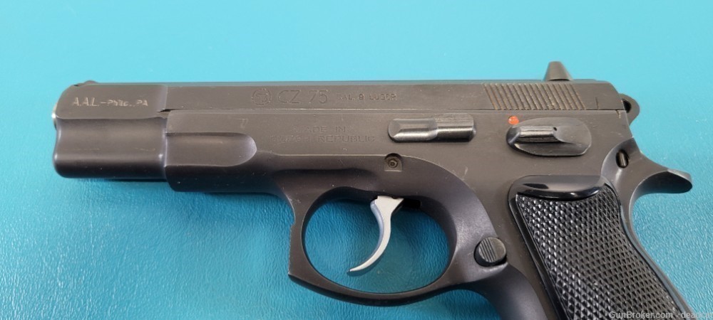 Early CZ-75 9mm Matte Blue Finish Semi Auto Pistol 16+1 Pre-B-img-1