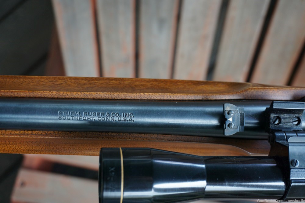 Ruger Carbine Deerstalker Finger Groove 44 Remington Mag w/ Leupold 4x -img-19