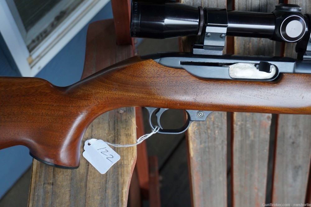 Ruger Carbine Deerstalker Finger Groove 44 Remington Mag w/ Leupold 4x -img-2