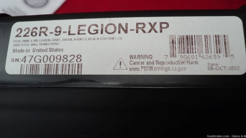 NEW Sig Sauer P226 Legion DASA 9mm 226R-9-Legion-RXP-img-7