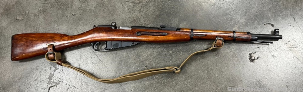 Mosin Nagant Izhevsk M38 7.62x54R Rifle, 1943, 20in Bbl, Matching Serials-img-1