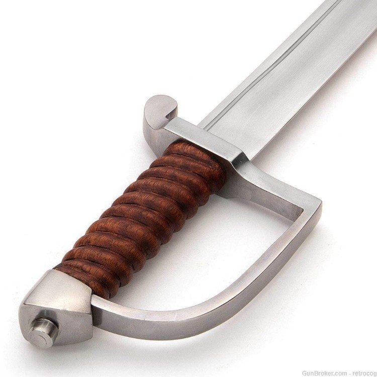 American Revolution Saber 1085 High Carbon Steel with Scabbard by Windlass-img-3